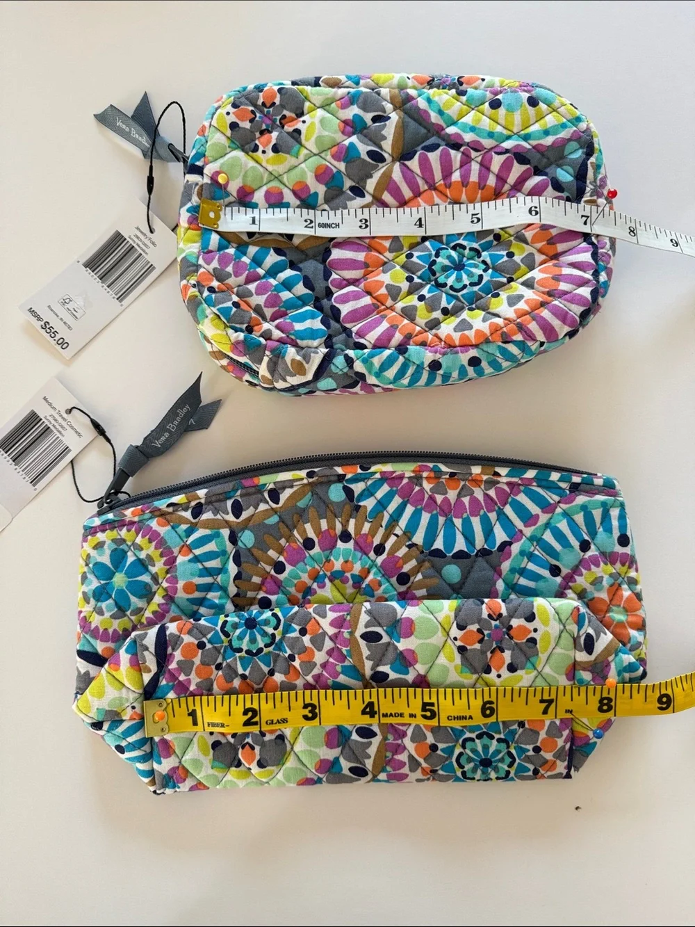 Vera Bradley NWT Travel Set - Jewelry Folio & Medium Cosmetic Case